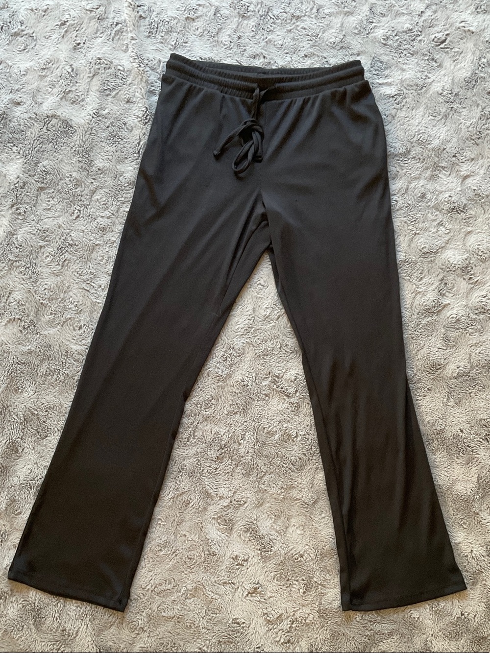Black Drawstring Lounge Pants